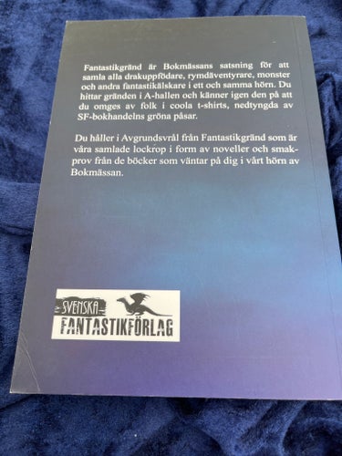 Avgrundsvrål från Fantastikgränd Bokmässan 2018