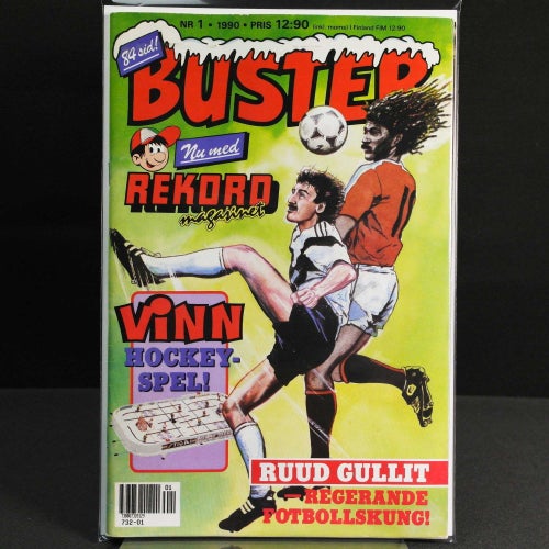 Buster - 1990 - NR 1 - Rekordmagasinet med AIK Hockey, Ruud Gullit