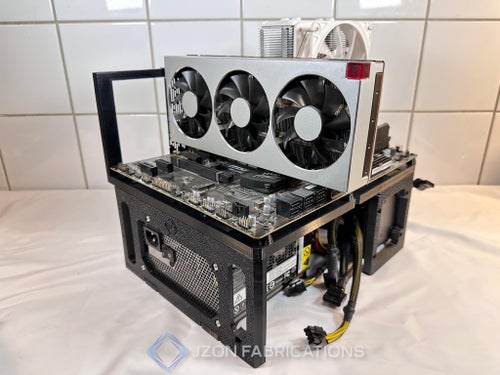 Open Air ATX PC Test Bench Modular Assembly Platform GPU Support