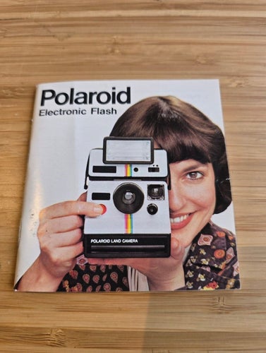 Retro Polaroid Electronic Flash Modell 2351 – Originalmanual (1979)