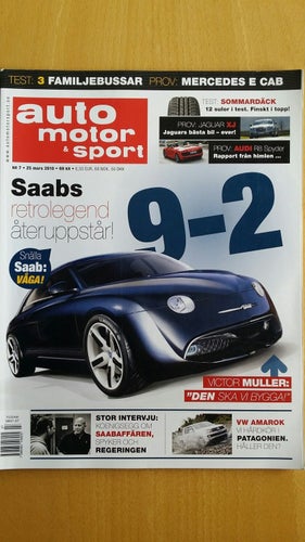 Auto motor & sport nr 7 2010: Audi R8 Spyder, VW Amarok, Mercedes E 350 Cab