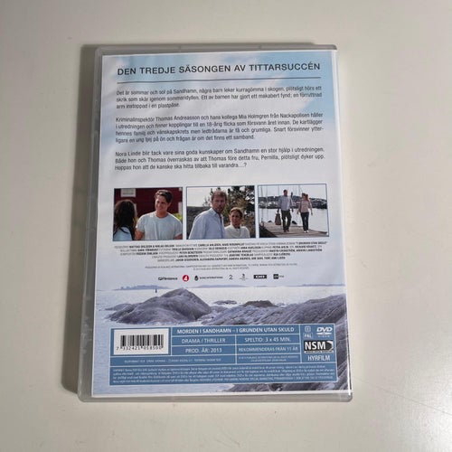 DVD - Morden i Sandhamn. Säsong 3. I grunden utan skuld