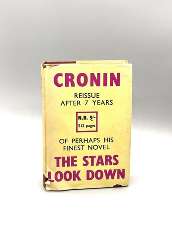 The Stars Look Down av A. J. Cronin (Gollancz 1949)