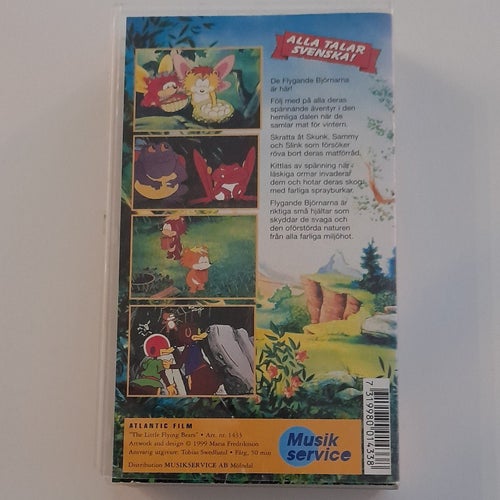 Flygande Björnarna i Sagolandet / The Little Flying Bears / VHS / SE / 1999