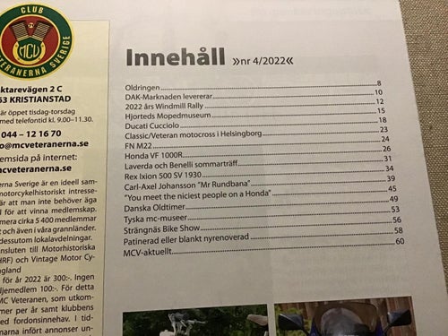 MC VETERANEN NR 4 2022 LAVERDA,BENELLI,DUCATI CUCCIOLO,M22 TRAIL,HONDA VF,RUNDBA