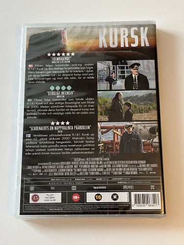 Kursk (Michael Nyqvist och Colin Firth, 2018). Inplastad DVD