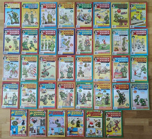 Serietidningar / SCHASSEN & KNASEN / Blandade Årgångar / 1998-2008 / 37st (38st)
