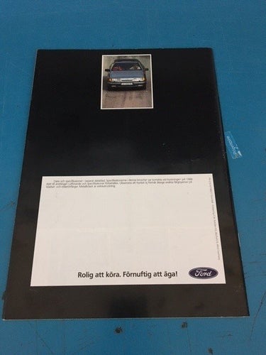 SCORPIO Ford Broschyr 1986