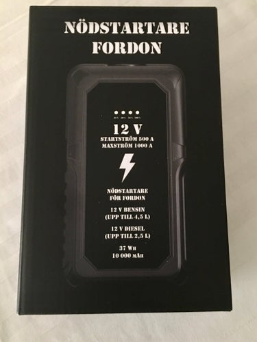 Nödstartare Fordon 12 V. Ny!