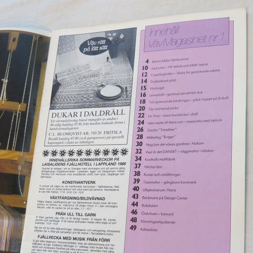 VÄV Magasinet Nr 1 1986
