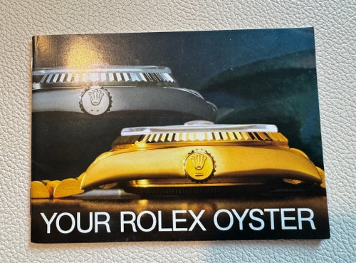 Rolex Your Oyster Perpetual 3/1987