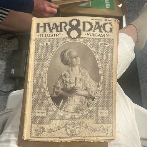 Hvar 8 Dag Magasin, 1918 och 1919