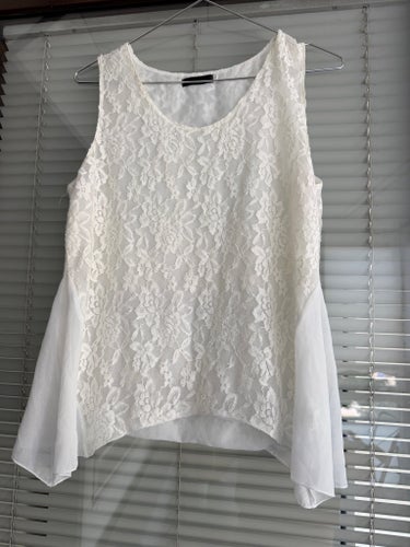 Massimo Dutti vit topp, storlek M