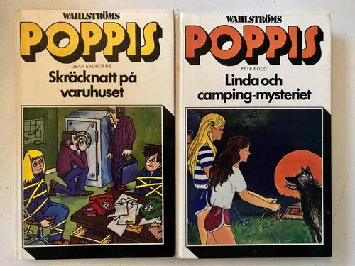 4 Wahlströms POPPIS-böcker nr 69, 71, 72, 77