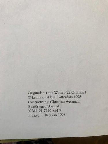 22 STACKARS SMÅ Tjibbe Veldkamp Philip Hopman 1998