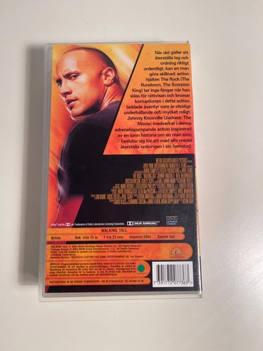 VHS - Walking Tall - the Rock Johnny Knoxville