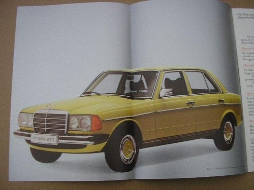 Försäljningsbroschyr MERCEDES 230 250 280 E