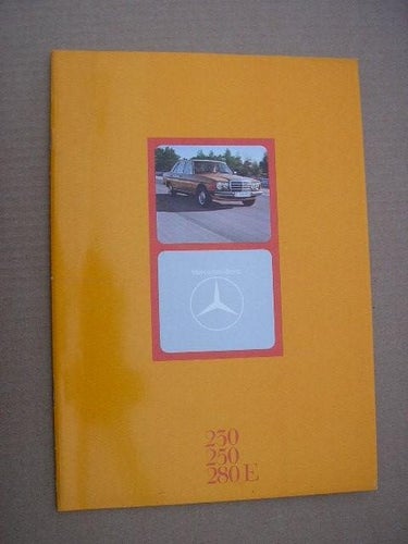 Försäljningsbroschyr MERCEDES 230 250 280 E
