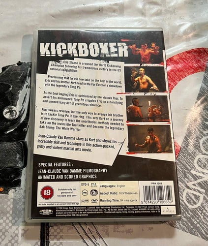 KICKBOXER (1989) UK-IMPORT UTGÅVA. JEAN-CLAUDE VAN DAMME