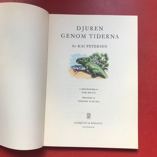 DJUREN GENOM TIDERNA Kai Petersen 1958