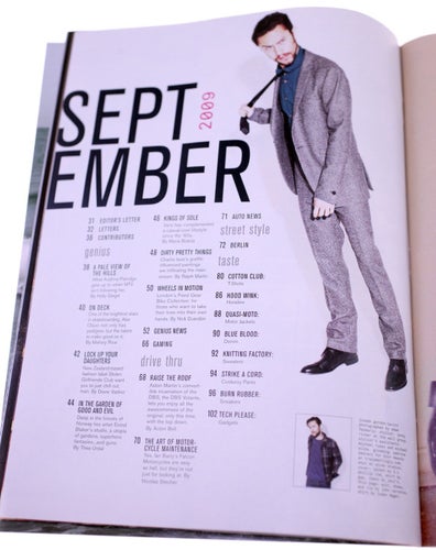 Nylon Guys magazine-"Not for girls" issue-Joseph Gordon-Levitt cover-Sept 2009