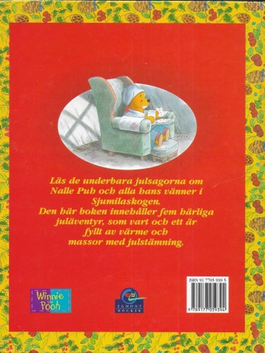 NALLE PUHs Julsagor, 1997, charmig barnbok **retro vintage bok
