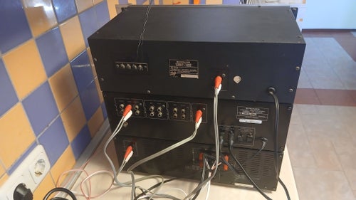 Pioneer F-1500, SC-1500 II och SM-1500 II stereosystem.Video.Tillverkad i Japan.