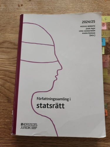 Författningssamling i statsrätt av Hedvig Bernitz, Jaan Paju, Lena Sandström,