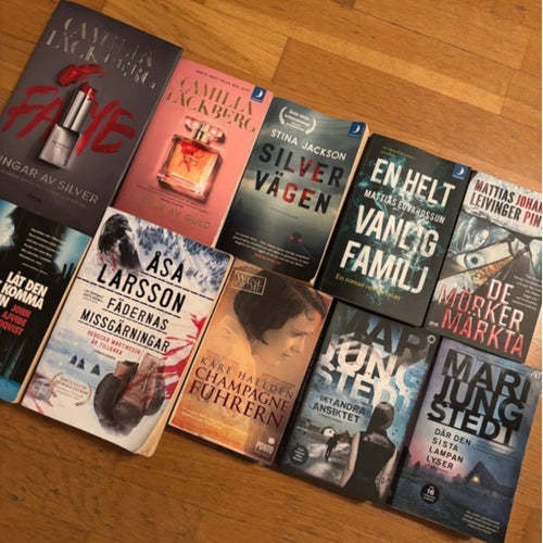 Bokpaket deckare / thrillers