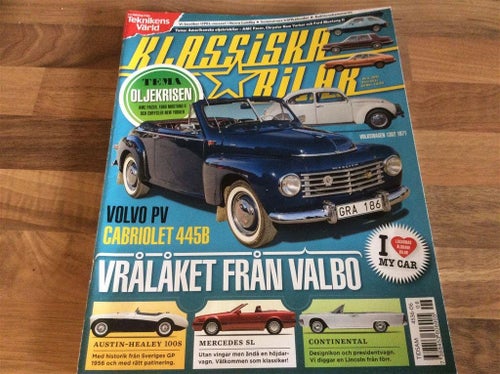 KLASSISKA BILAR NR 6 2015 Opel museum i Lundby,Volvo PV,Continental,Amc,Mustang