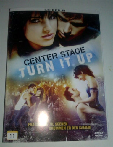 Center stage: Turn it up - DVD. Säljs utan plast fodral Â§