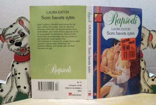 Rapsodi Som havets rytm Laura Eaton. Bok. Very Fine plus