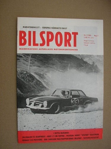 Bilsport 1963 Nr. 9