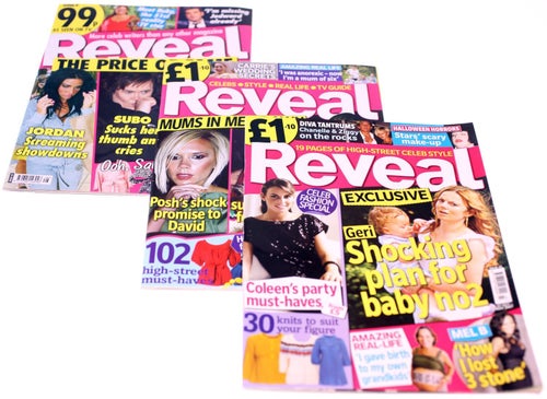 Reveal Magazine-3 issues included-October-December 2007/2009-NEW-Weight 712g