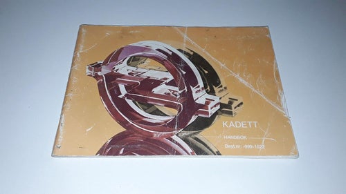 Instruktionsbok Opel Kadett handbok 1983