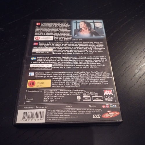 M - Halloween: Resurrection DVD
