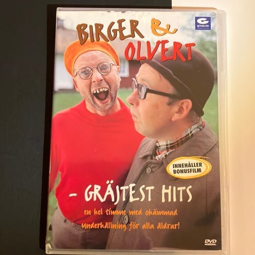 DVD Birger & Olvert Gräjtest Hits komedi