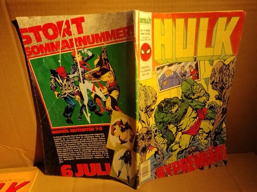 Hulk 1989 nr 1, Very Good plus