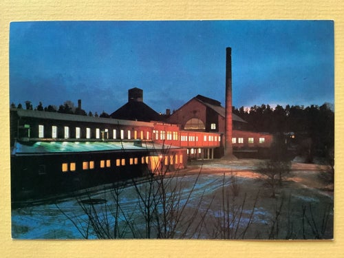 Kort pukebergs glasbruk Nybro gamla formatet
