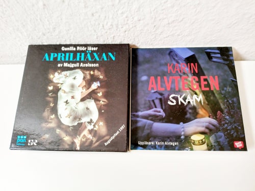2st Ljudböcker Kvinnliga Författare 23CD Alvtegen Axelsson Aprilhäxan mfl