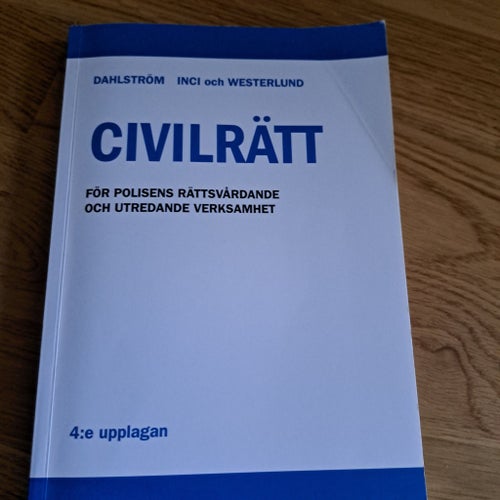 Civilrätt av Dahlström, Inci och Westerlund, 4:e upplagan
