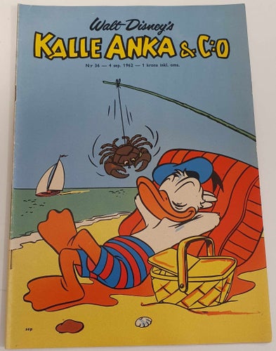 Kalle Anka & Co nr 36 1962 / VG+