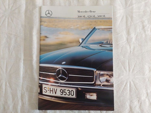 Mercedes Benz 300 SL 420 SL 500 SL R107 1989 0888 in englisch ..