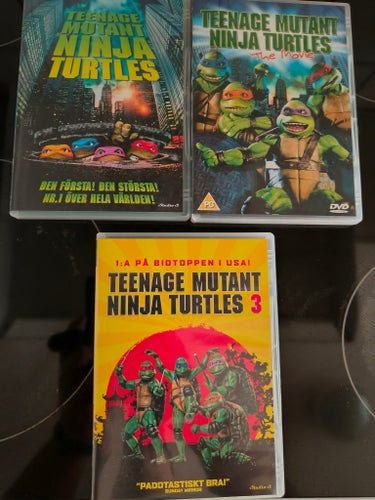 Teenage Mutant Ninja Turtles 1 och 3 (DVD)