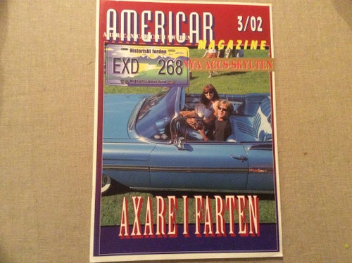 AMERICAR Nr 3/02 Västerås,Road Rebels Färjestaden,Impala 59,Börje i Hubbestad