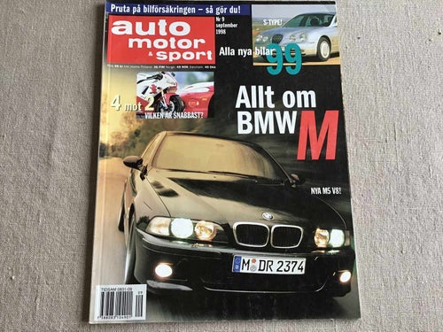 Auto Motor & sport Nr 9 1998 BMW M,Ronnie Peterson,SAAB cab,Alfa,MB SLK VOLVO