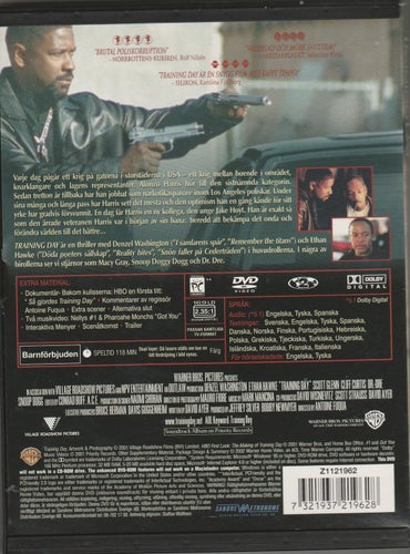 DVD - TRAINING DAY - MED DENZEL WASHINGTON