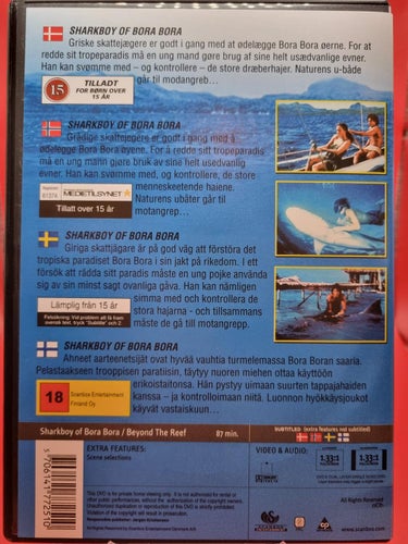 Hajfeber / Shark Boy of Bora Bora (1981) Frank C Clarke med James Carabatsos.