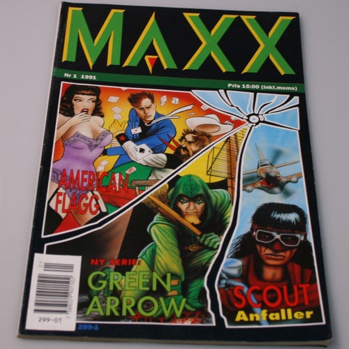 Maxx - 1991 - NR 1 - Green Arrow, Scout, American Flag