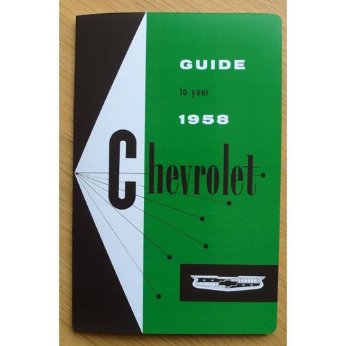 Instruktionsbok Chevrolet 1958